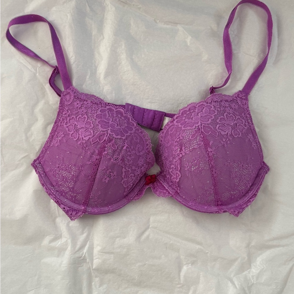 Victoria's Secret Vibrant Purple Lace Bra